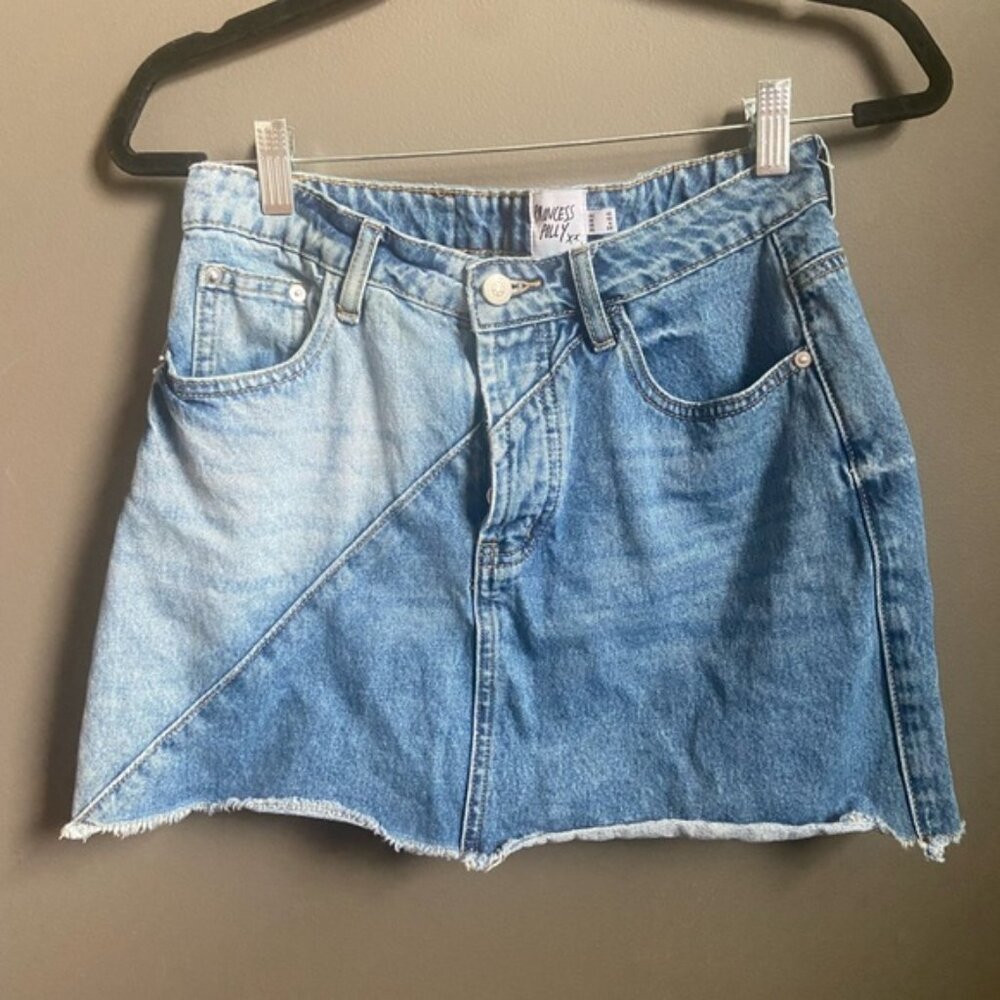 Denim Mini Skirt